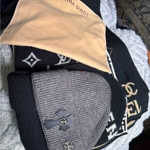 2 scarfs.  Beanies multiple bundle included.    Winter time cold weather